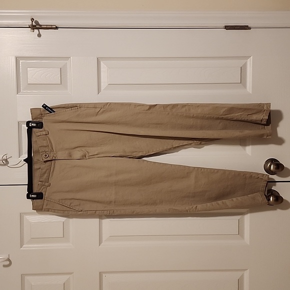 Izod Flat Front Stetch Chinos 16 Husky - Picture 2 of 4
